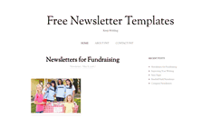 Desktop Screenshot of freenewsletter-templates.com